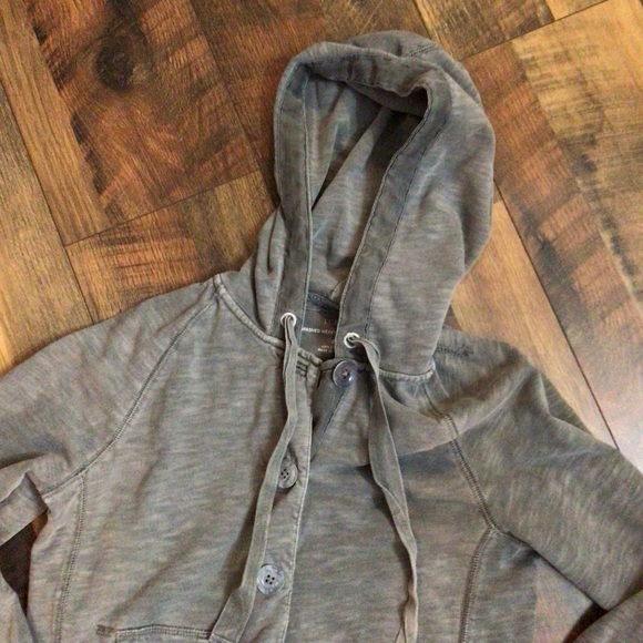 J. Crew Washed Heavyweight Jersey Hoodie S - Picture 2 of 6